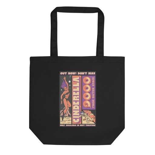 [ID: 367-G378] Cinderella 9000 - Retro Astronaut Eco Tote Bag
