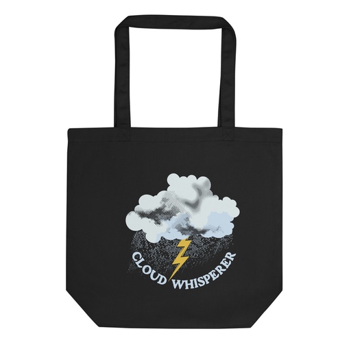 [ID: 367-G387] Cloud Whisperer - Rainy Weather Eco Tote Bag