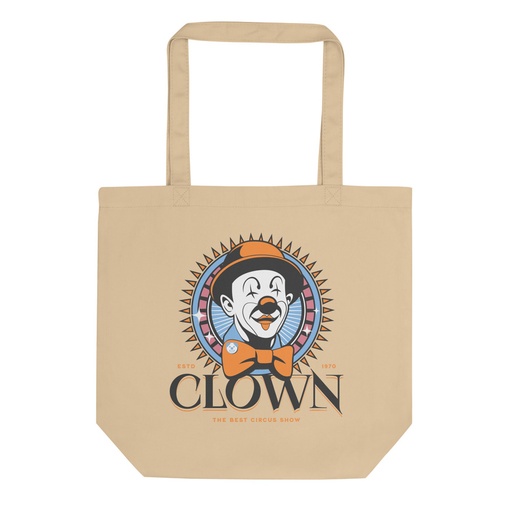 [ID: 367-G388] CLOWN LOGO Eco Tote Bag