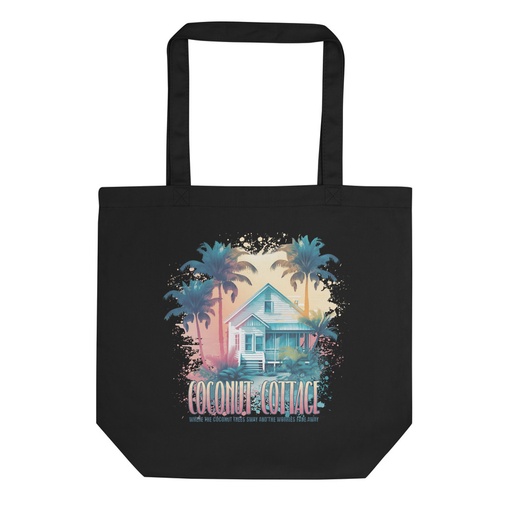 [ID: 367-G391] Coconut Cottage Eco Tote Bag