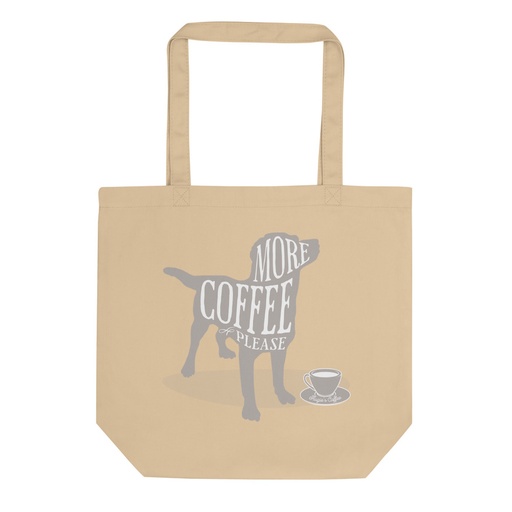 [ID: 367-G399] Coffee Dog Eco Tote Bag