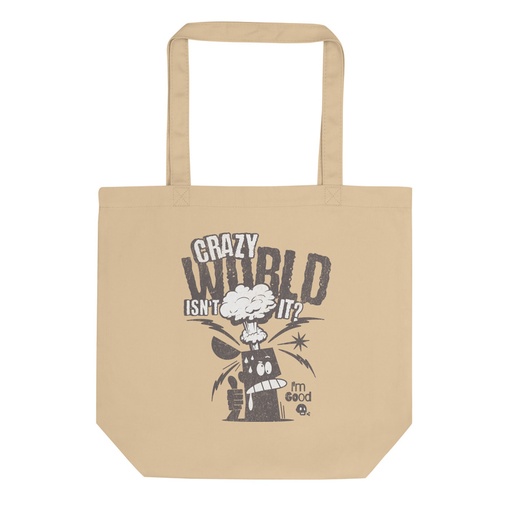 [ID: 367-G430] Crazy World Eco Tote Bag