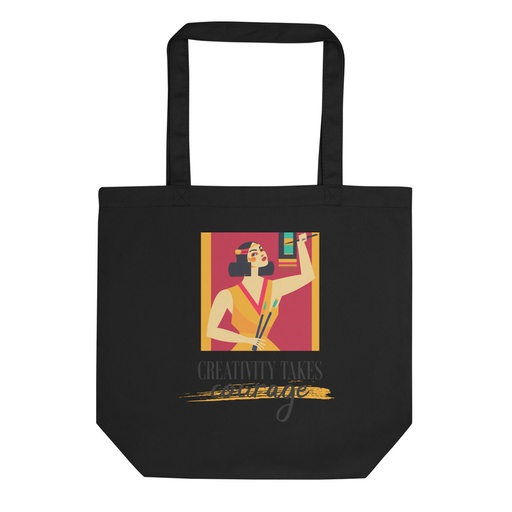 [ID: 367-G434] Creativity Takes Courage Eco Tote Bag