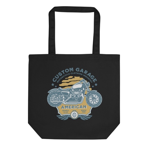 [ID: 367-G443] Custom Garage - Motorcycle Eco Tote Bag