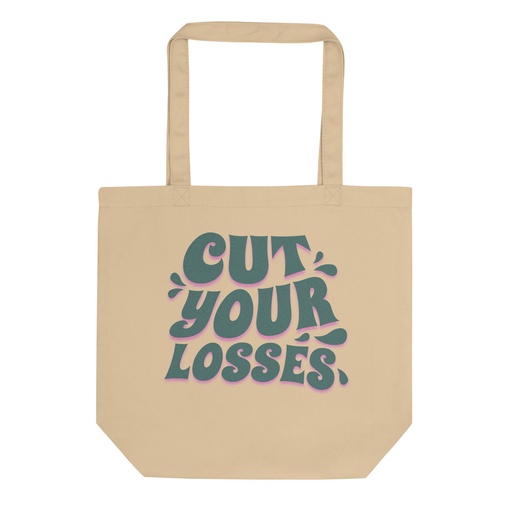 [ID: 367-G448] Cut your Losses Eco Tote Bag