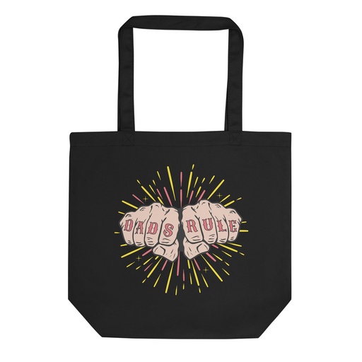 [ID: 367-G463] Dads Rule Eco Tote Bag