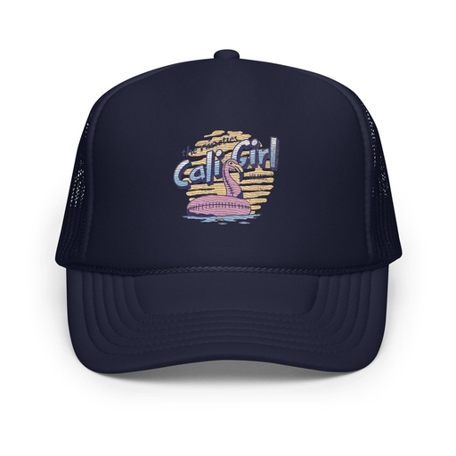 [ID: 627-G13] 90's Cali Girl Foam Trucker Hat