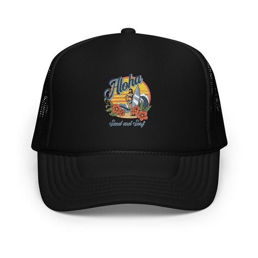 [ID: 627-G53] Aloha Foam Trucker Hat