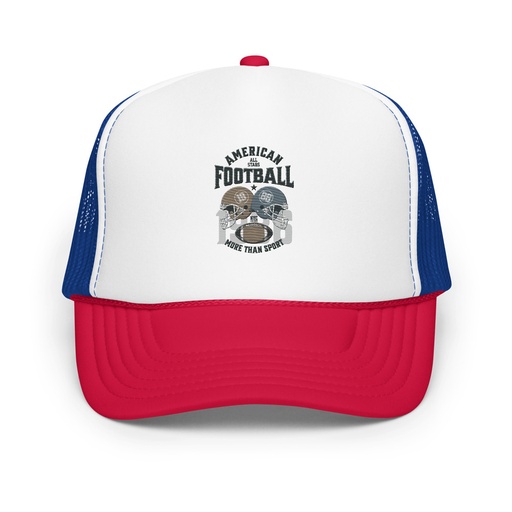 [ID: 627-G64] American All Star Football - Sports Helmet Foam Trucker Hat