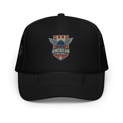 [ID: 627-G70] American Football League - Sports Helmet Foam Trucker Hat