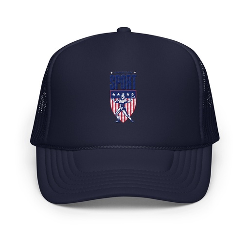 [ID: 627-G71] American Football Sport Foam Trucker Hat