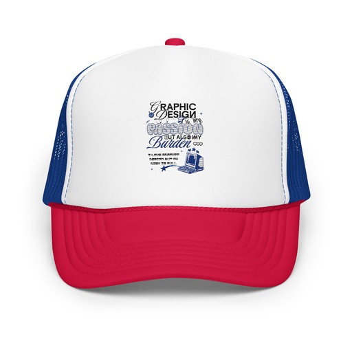 [ID: 627-G92] Anti-design  Foam Trucker Hat