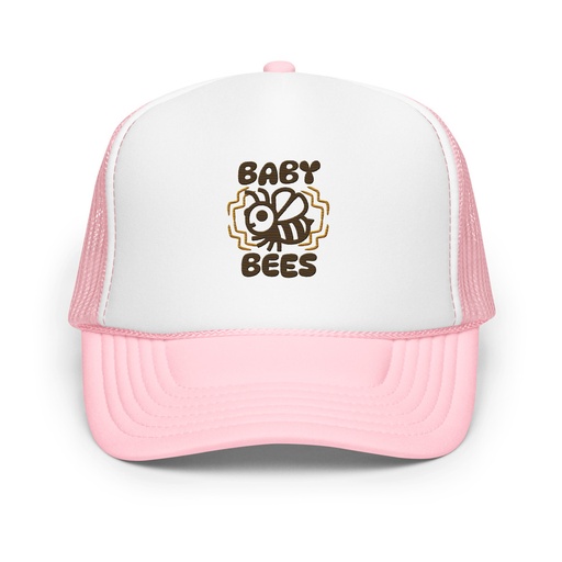 [ID: 627-G122] Baby Bees - Cute Insect Foam Trucker Hat