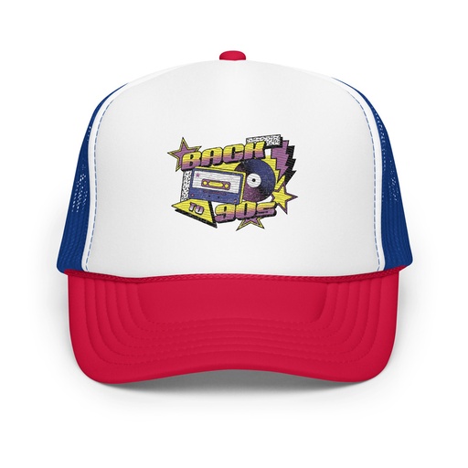 [ID: 627-G123] Back to 90s Foam Trucker Hat