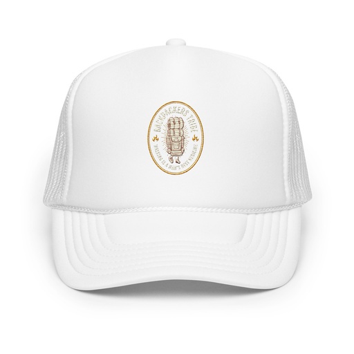 [ID: 627-G125] Backpackers Tribe - Adventure Badge Foam Trucker Hat