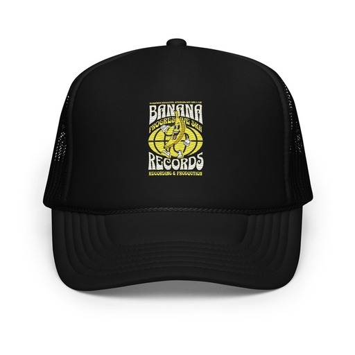 [ID: 627-G136] Banana Records - Comic Character Foam Trucker Hat