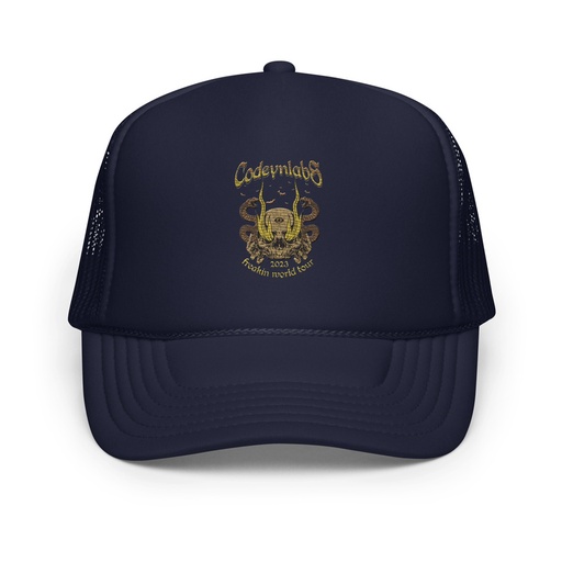 [ID: 627-G137] Band Merchandise Tour Illustration Foam Trucker Hat