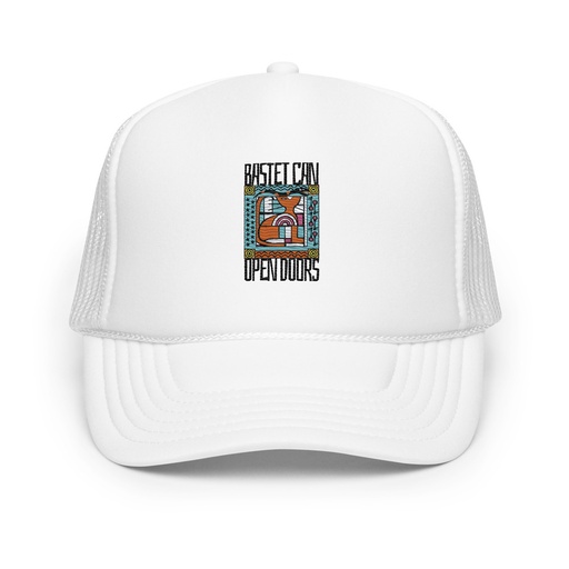 [ID: 627-G150] Bastet can Open Doors Foam Trucker Hat