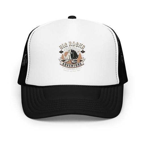 [ID: 627-G203] Big Rocks Climbing - Outdoor Adventure Foam Trucker Hat