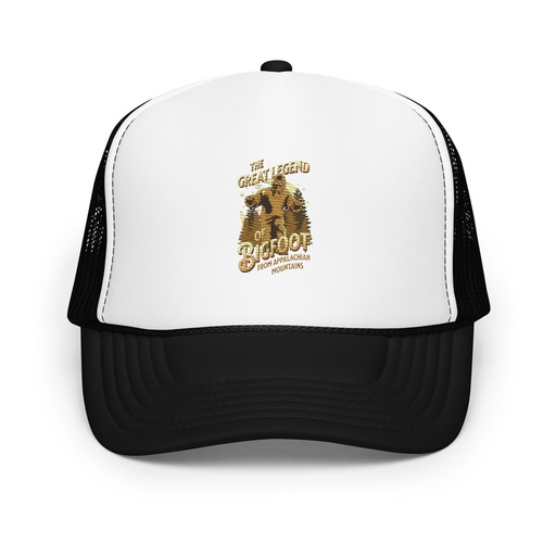 [ID: 627-G206] Bigfoot Legend  - Appalachian Forest Foam Trucker Hat