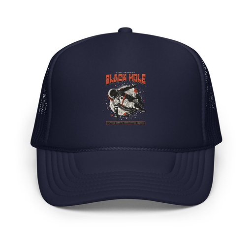 [ID: 627-G224] Black Hole Foam Trucker Hat