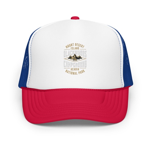 [ID: 627-G233] Blackwoods Campground - Mountain Adventure Foam Trucker Hat