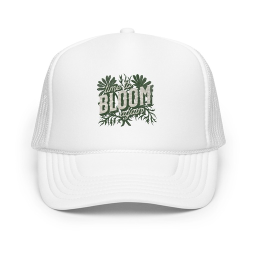 [ID: 627-G239] Bloom Again Foam Trucker Hat