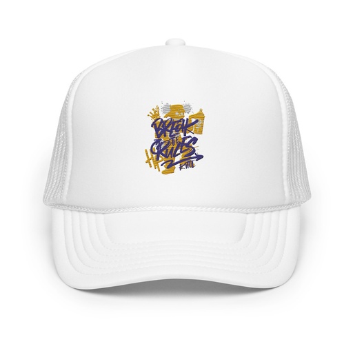 [ID: 627-G282] Break the Rules Graffiti - Spray Paint Foam Trucker Hat