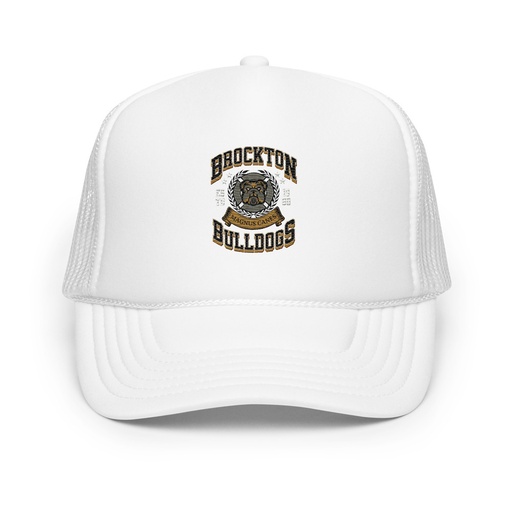 [ID: 627-G286] Brockton Bulldogs Foam Trucker Hat