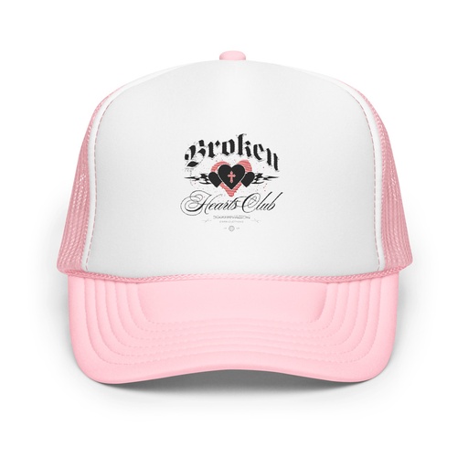 [ID: 627-G287] Broken Hearts Club Foam Trucker Hat