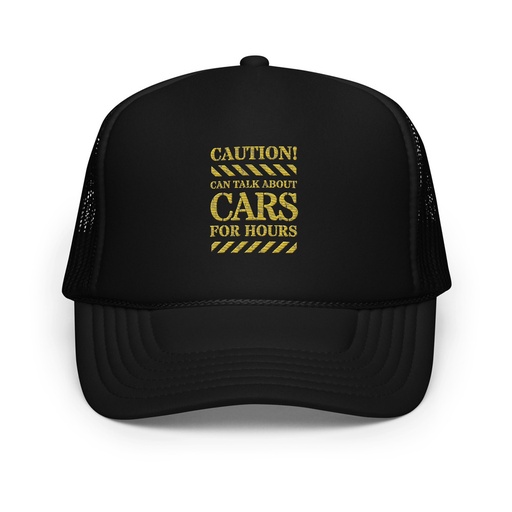 [ID: 627-G351] Caution Signs - Yellow Traffic Sign Foam Trucker Hat
