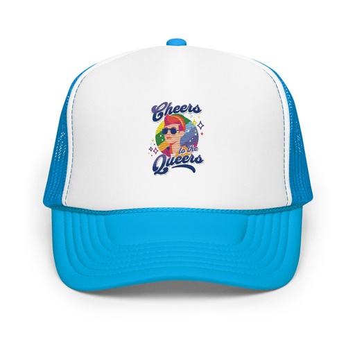 [ID: 627-G362] Cheers to the Queers Foam Trucker Hat