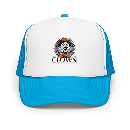 [ID: 627-G388] CLOWN LOGO Foam Trucker Hat
