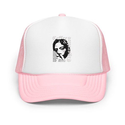 [ID: 627-G392] Coffee & Cigarettes Foam Trucker Hat