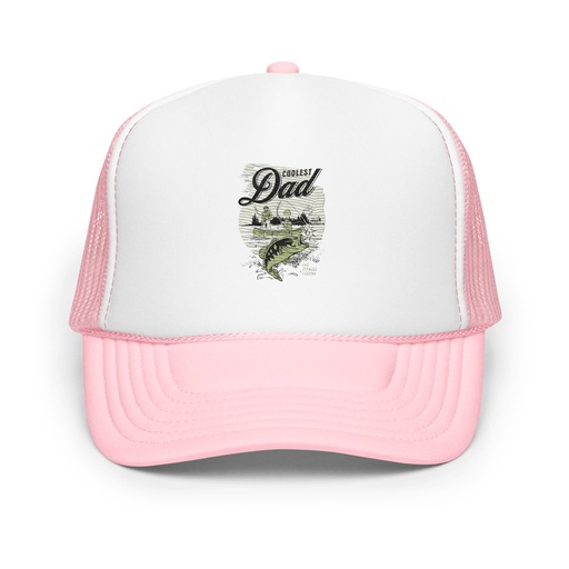 [ID: 627-G419] Coolest Dad Foam Trucker Hat