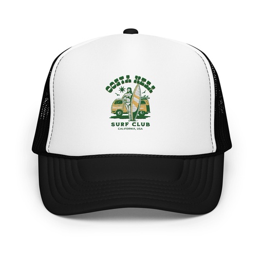 [ID: 627-G425] Costa Mesa Surf Club - Campervan Foam Trucker Hat
