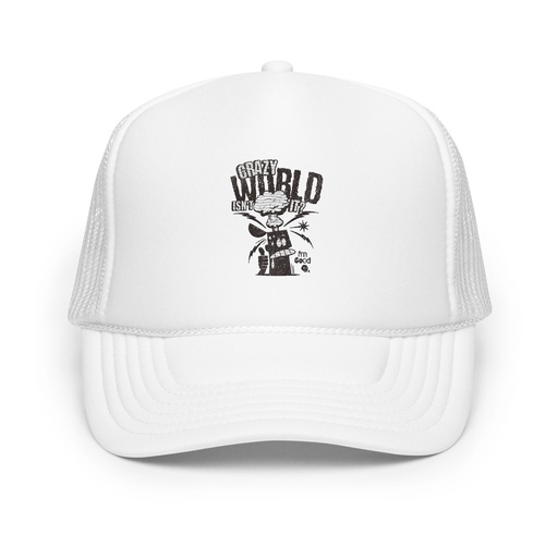 [ID: 627-G430] Crazy World Foam Trucker Hat