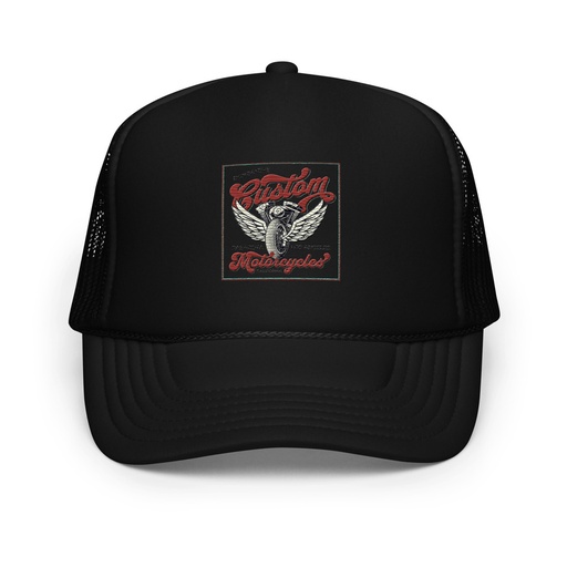 [ID: 627-G445] custom motorcycle  Foam Trucker Hat