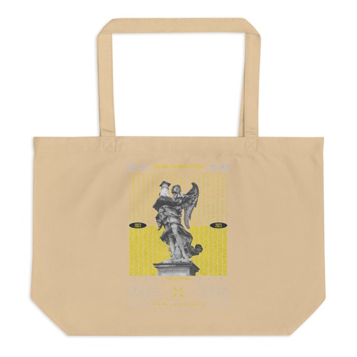 [ID: 378-G82] Angelic Aura Streetwear Large Eco Tote