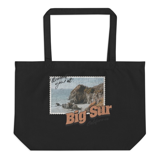 [ID: 378-G205] Big Sur, Cali Large Eco Tote