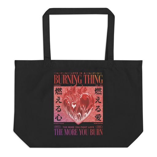 [ID: 378-G299] Burning Thing Large Eco Tote