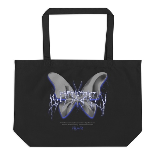 [ID: 378-G302] Butterfly Large Eco Tote