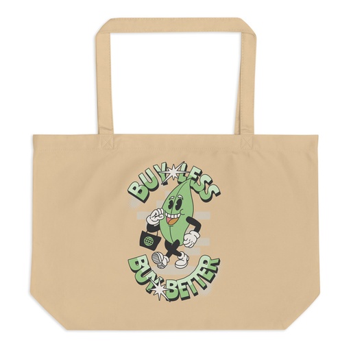 [ID: 378-G303] Buy Less- Buy Better Large Eco Tote