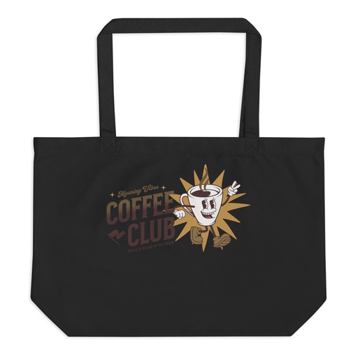 [ID: 378-G396] Coffee Club Large Eco Tote