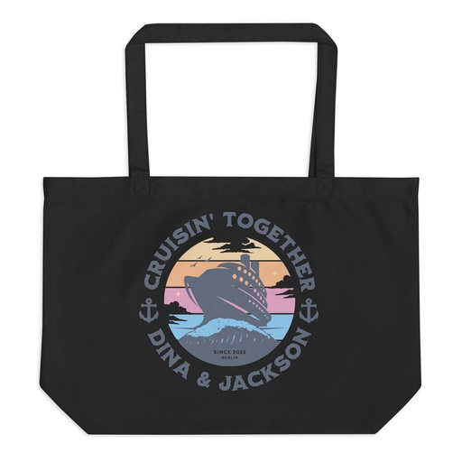 [ID: 378-G441] Cruisin' Together - Cruise Ship Large Eco Tote