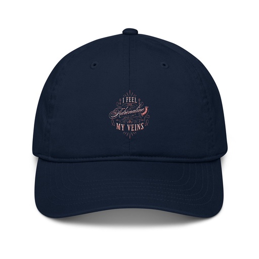 [ID: 491-G24] Adrenaline in my Veins - Victorian Organic Baseball Cap
