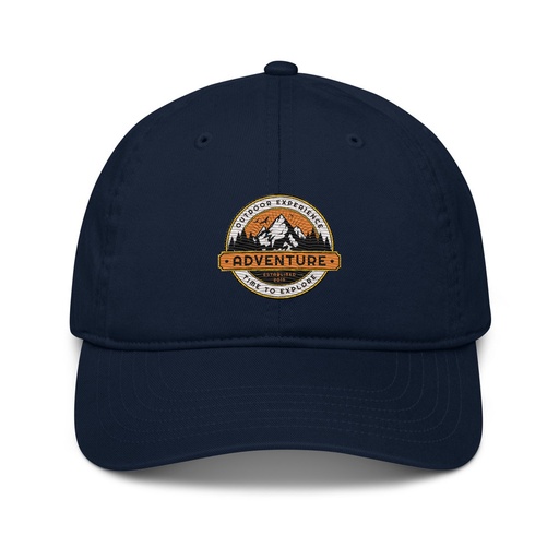 [ID: 491-G26] Adventure - Outdoor Mountain Organic Baseball Cap