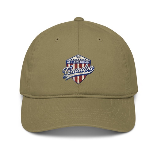 [ID: 491-G41] all american grandpa Organic Baseball Cap