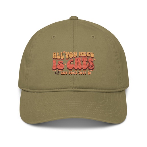 [ID: 491-G52] All You Need Organic Baseball Cap