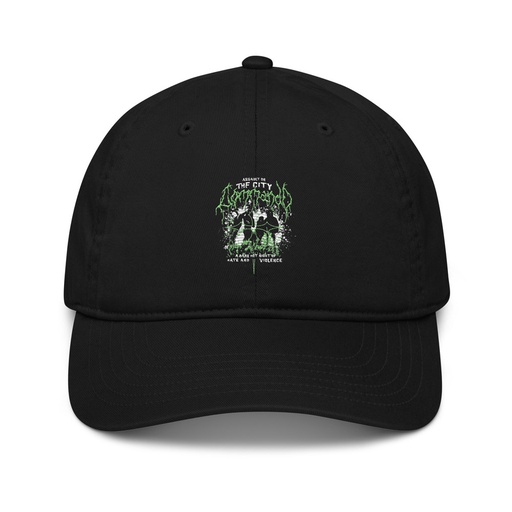 [ID: 491-G105] Assault on the City Organic Baseball Cap